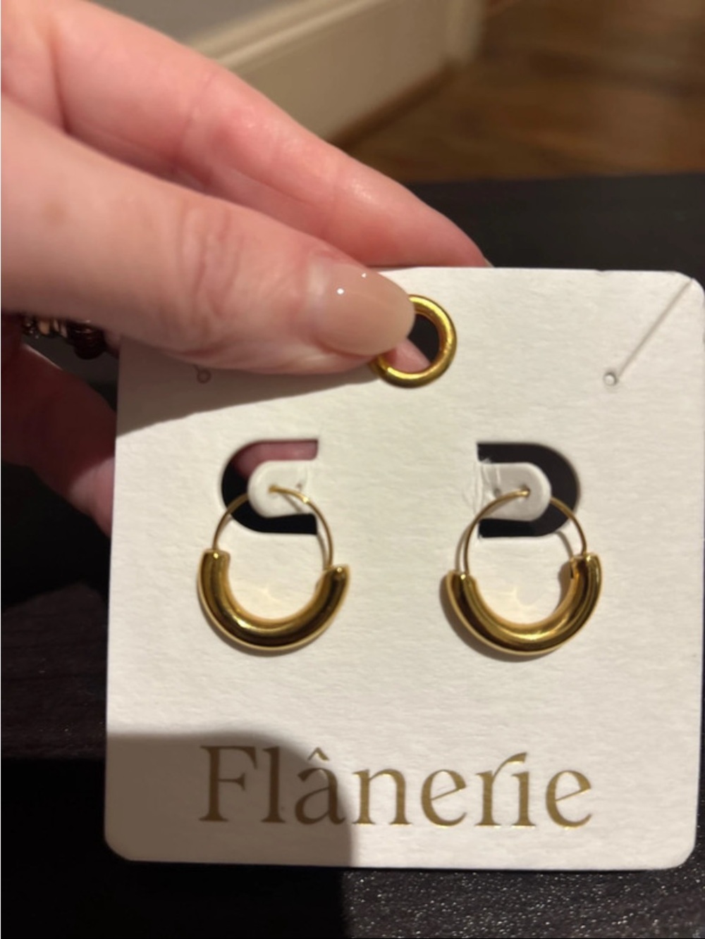 Gold Mini Hoop Earrings - Women Jewelry